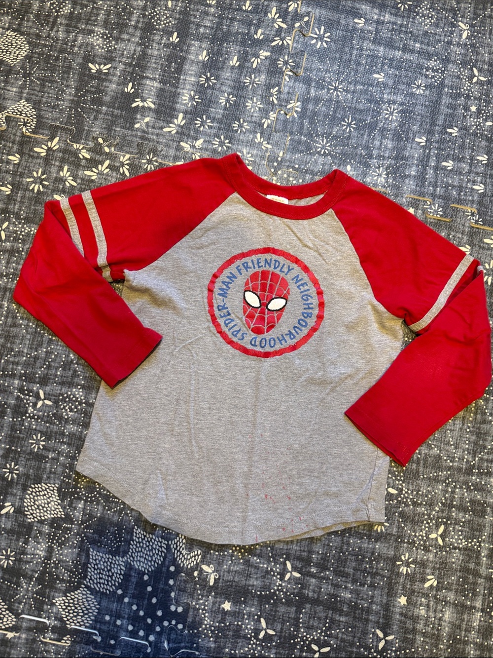 Hanna Andersson 6/7 Friendly Neighborhood Spider-Man Marvel Long Sleeve Tee